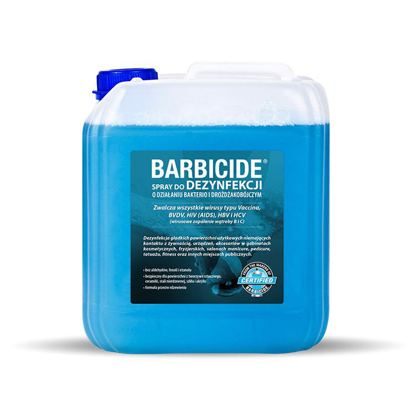 Barbicide spray for disinfecting all surfaces, odorless - refill 5l