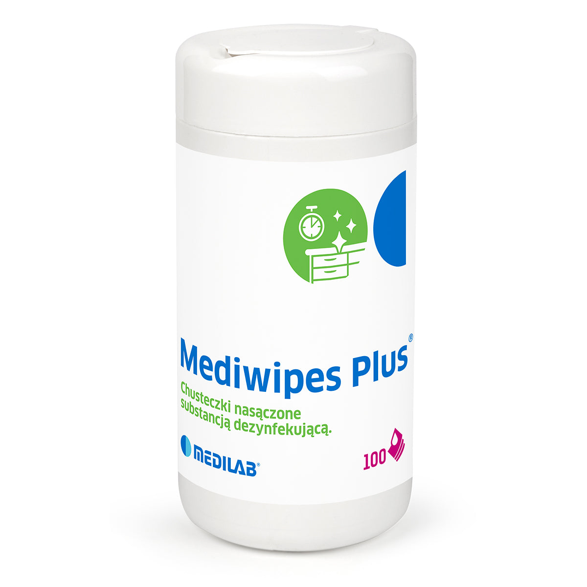 Mediwipes plus alcohol wipes for surface disinfection