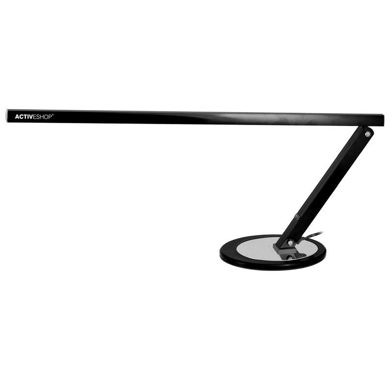 Black slim led desk lamp