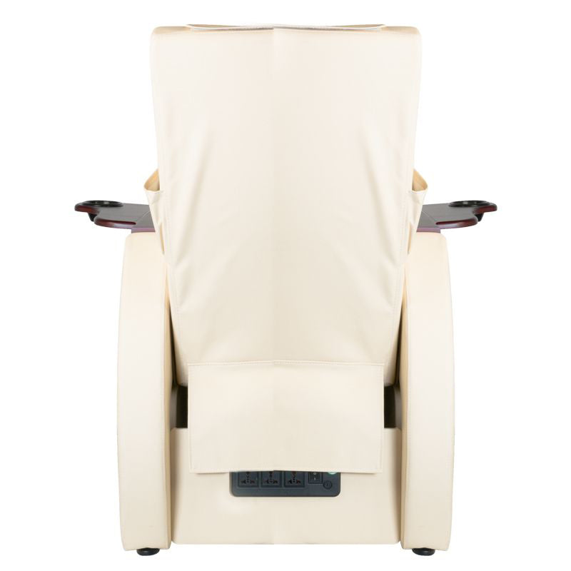 Spa chair for pedicure with back massage azzurro 101 beige