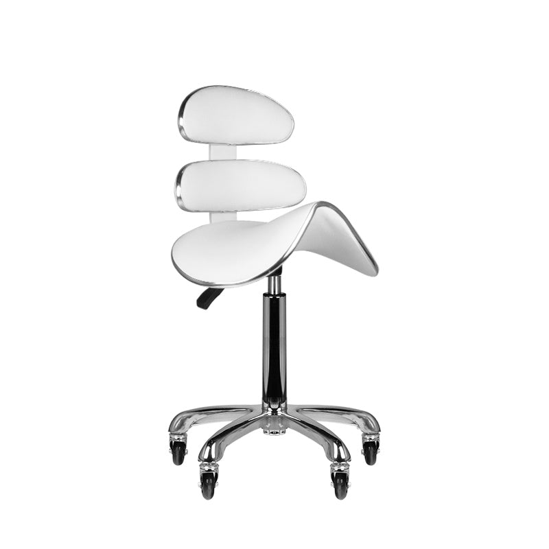 Roll speed am-880 cosmetic stool white