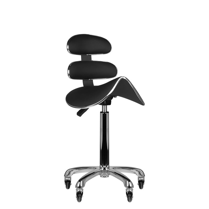 Roll speed am-880 black high cosmetic stool