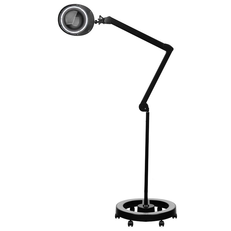 Elegante 6025 60 LED SMD 5D Black magnifier lamp with a tripod