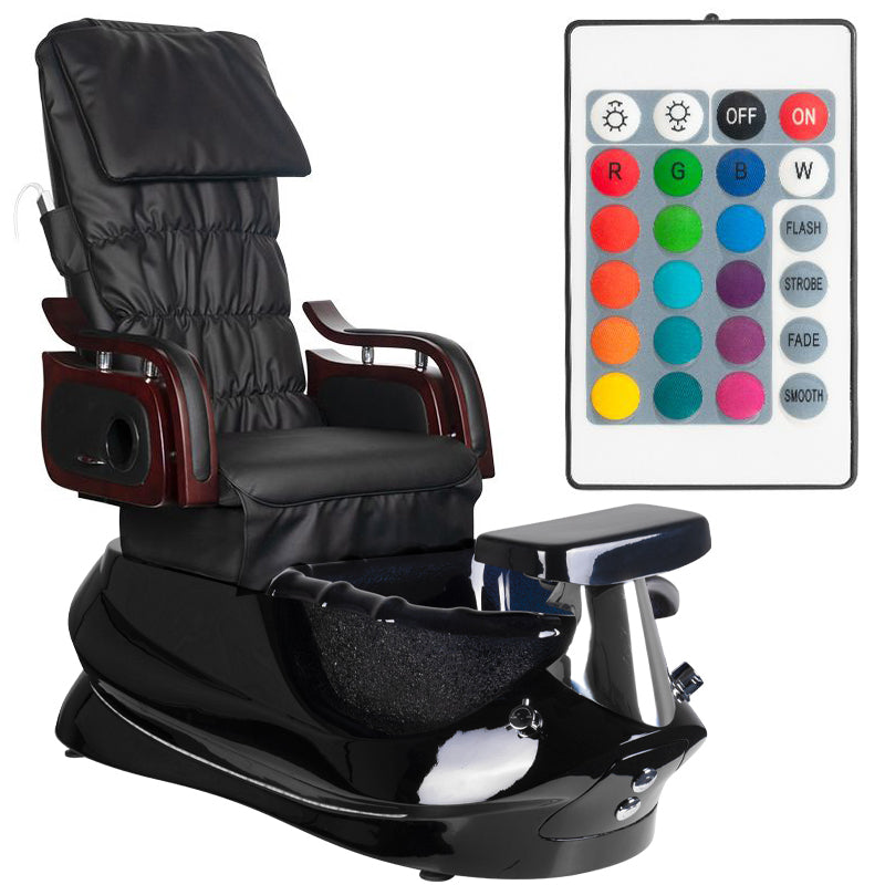 Spa pedicure chair AS-261 black with massage function