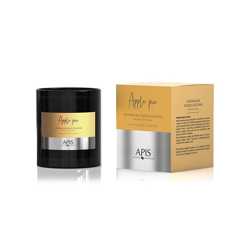 Apis natural soy candle apple pie 220g