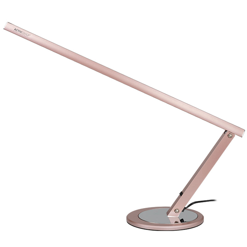 Rose gold slim led desk lamp
