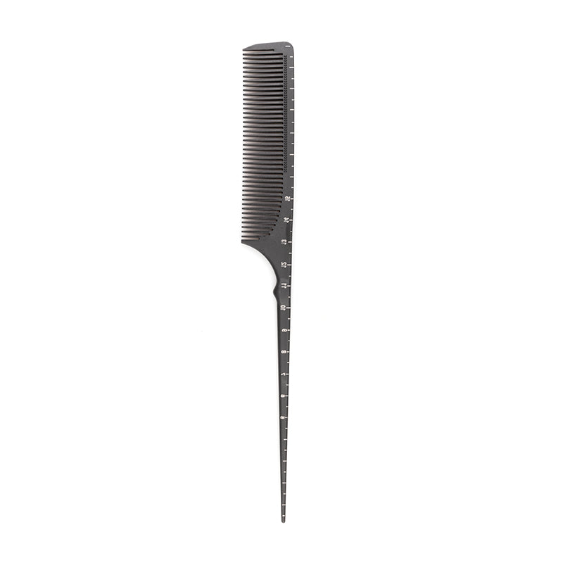 Comb with measuring tape carbon plastic skewer F-11