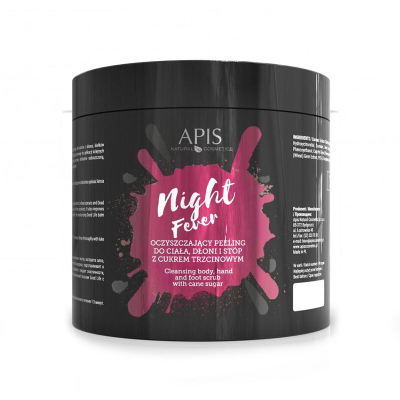 Apis night fever cleansing scrub for the body, hands and feet, 700 g