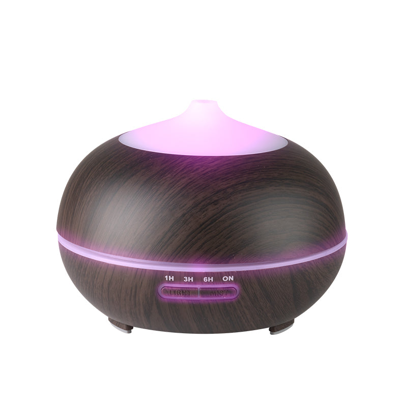 Aroma diffuser air humidifier spa 06 dark wood 400ml + timer