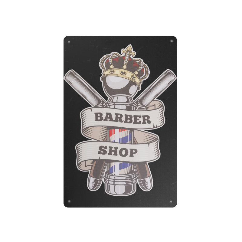 Decorative plaque barber b015