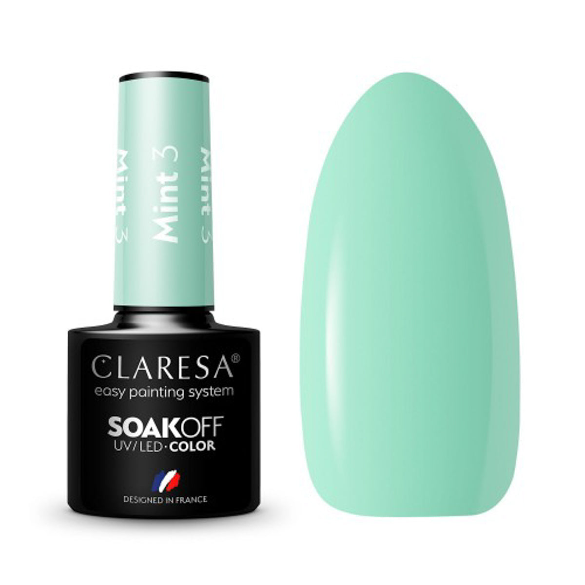 CLARESA Hybrid nail polish MINT 3 -5g