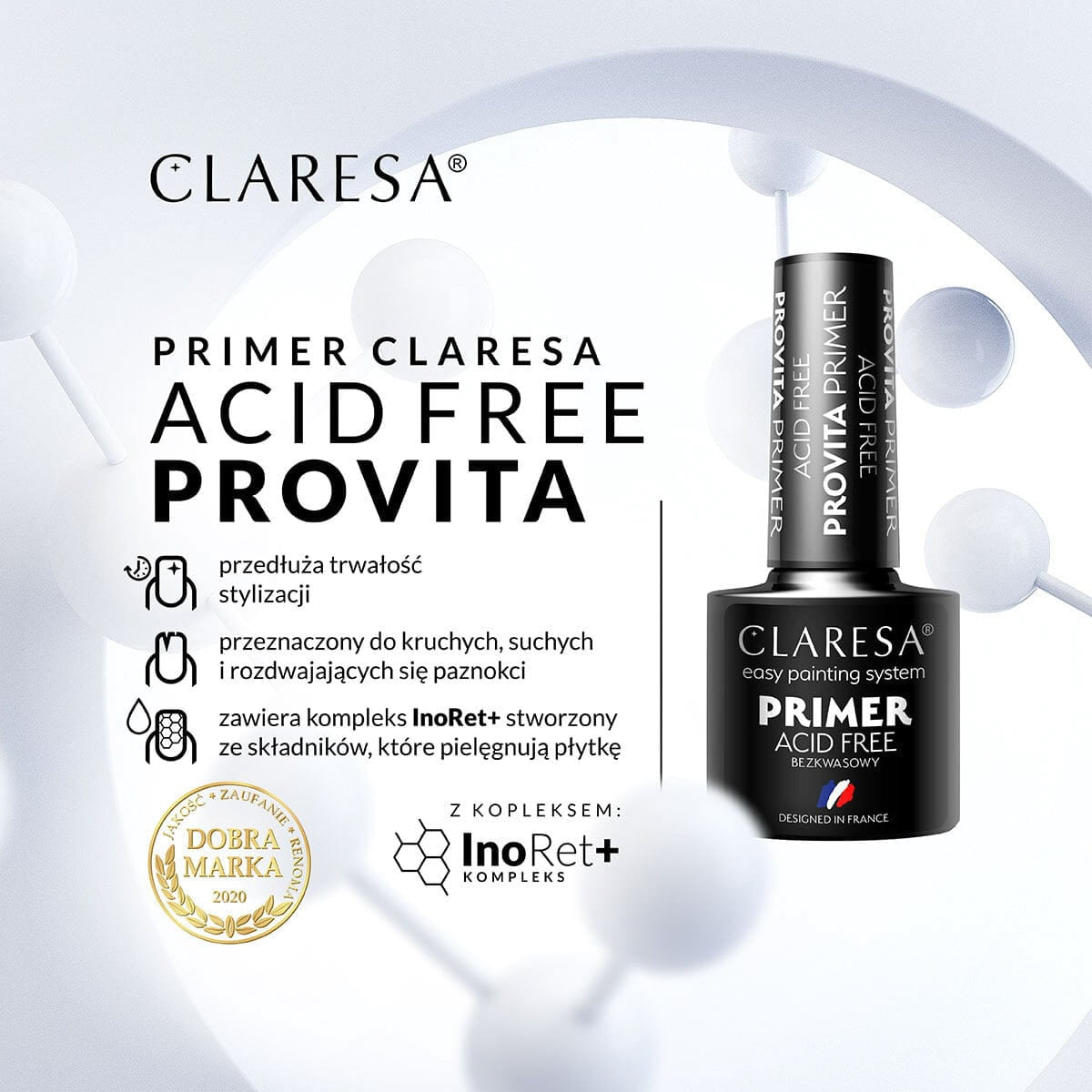 CLARESA Primer. Acid Free Provita
