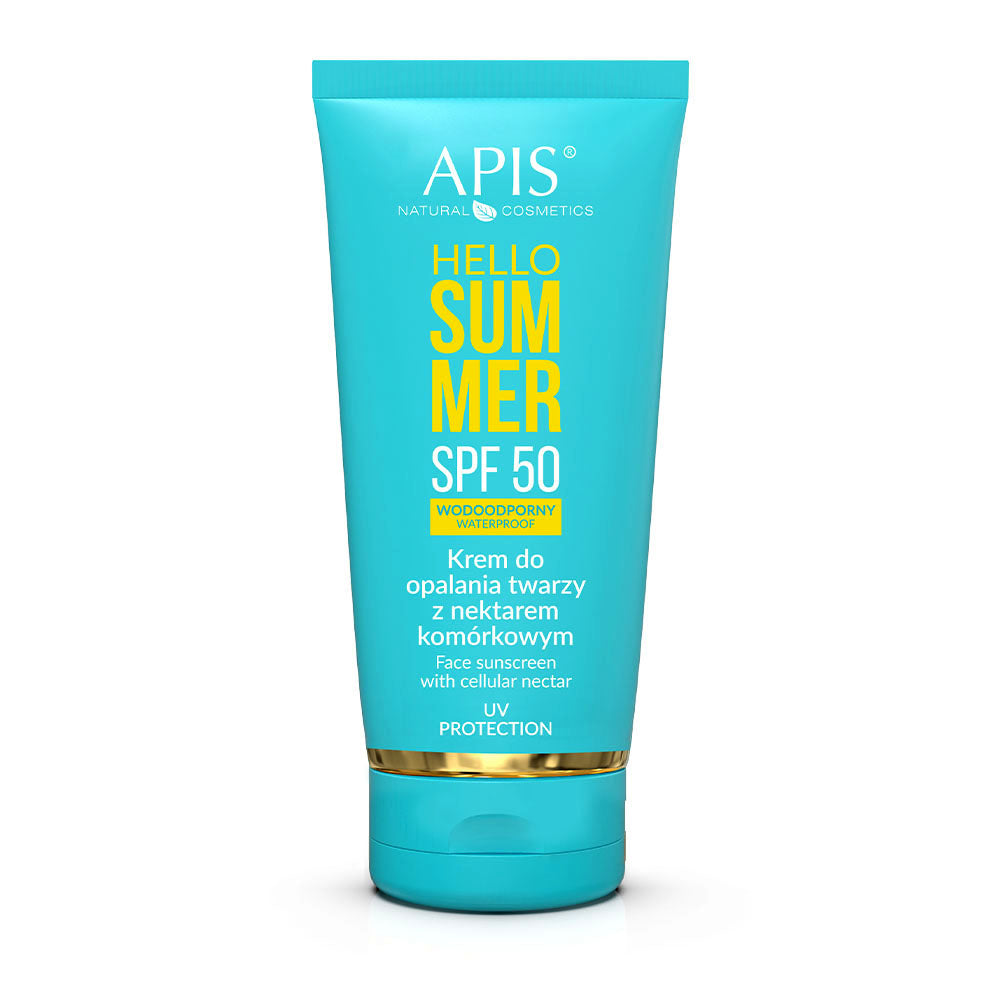 APIS Hello Summer Spf 50, Face Sunscreen Cream with Cell Nectar 50 ml