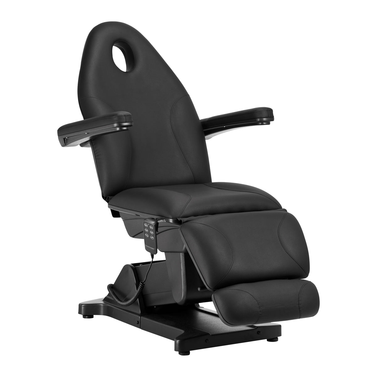 Sillon Basic electric cosmetic chair 3 motors black