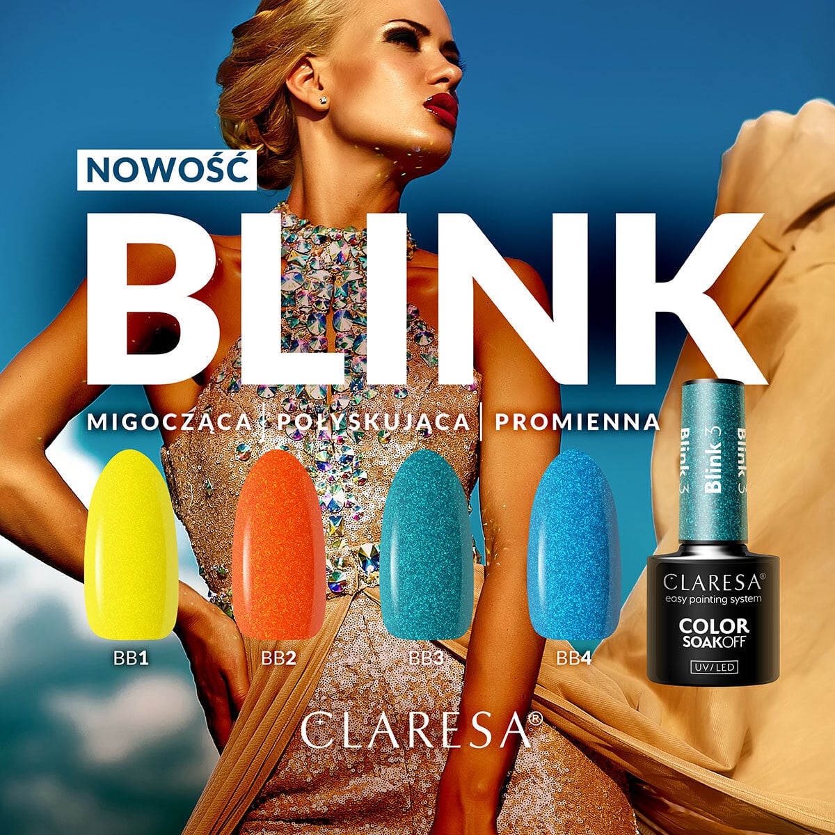CLARESA Blink Hybrid Polish 3 -5g