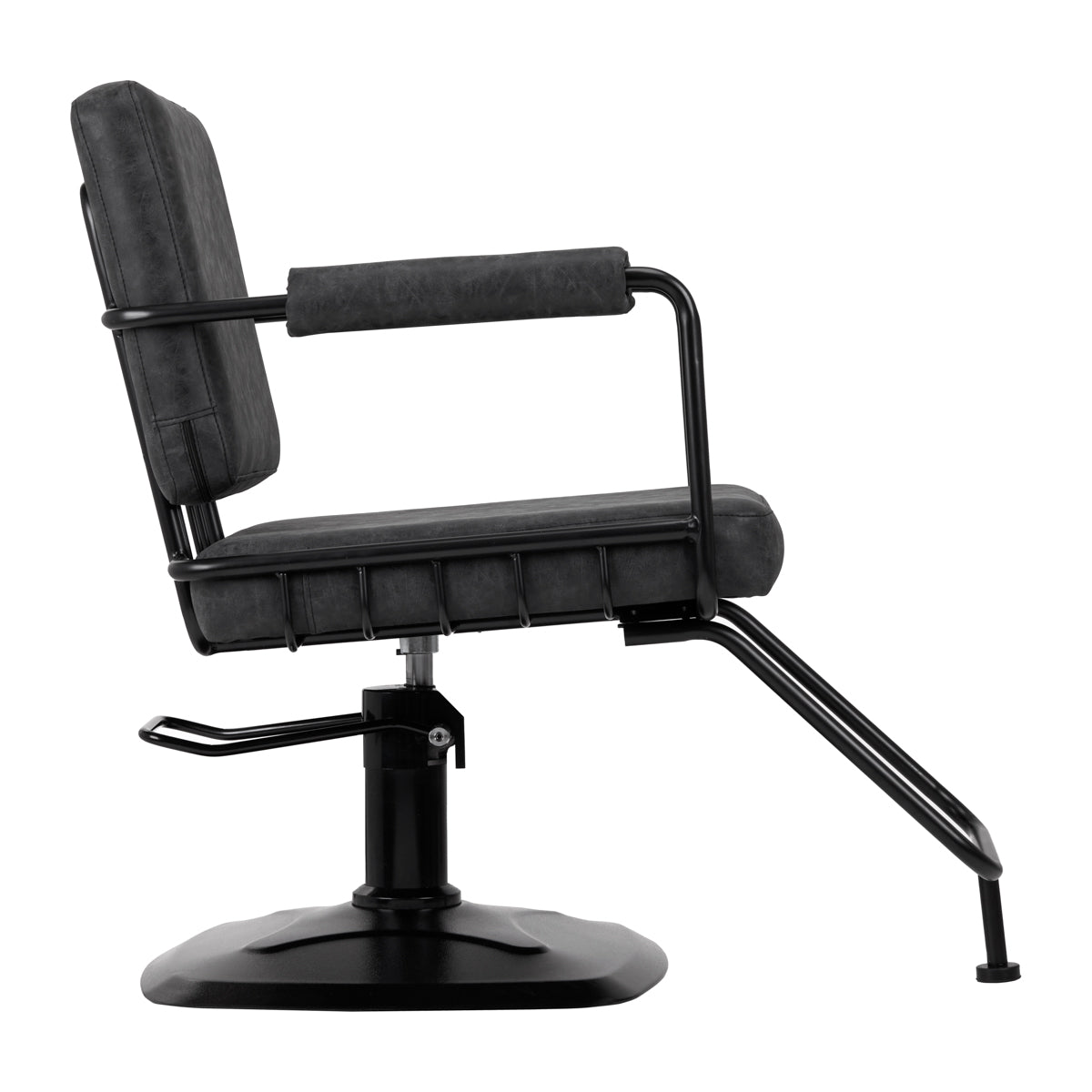 Gabbiano Katania Loft Old Leather hairdressing chair black