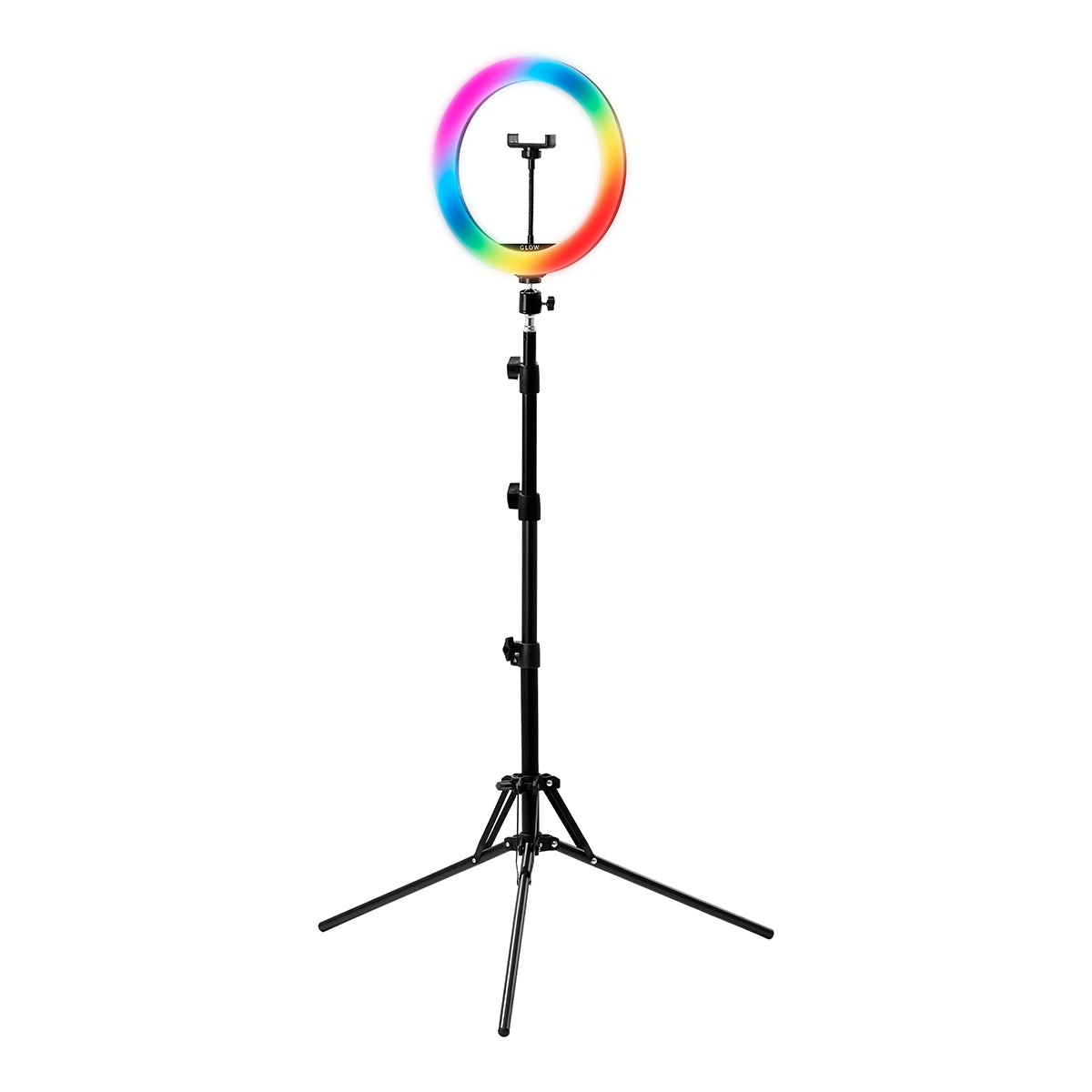 GLOW 10" bsc RGB ring lamp with 10W tripod