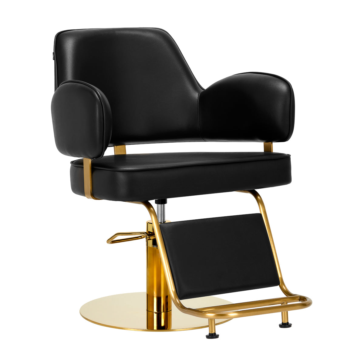 Hairdressing chair Gabbiano Linz NQ Gold Black