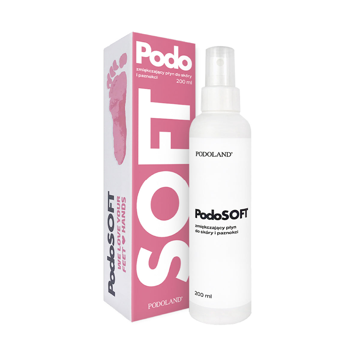 Podoland preparation PodoSoft softening liquid for skin and nails 200ml