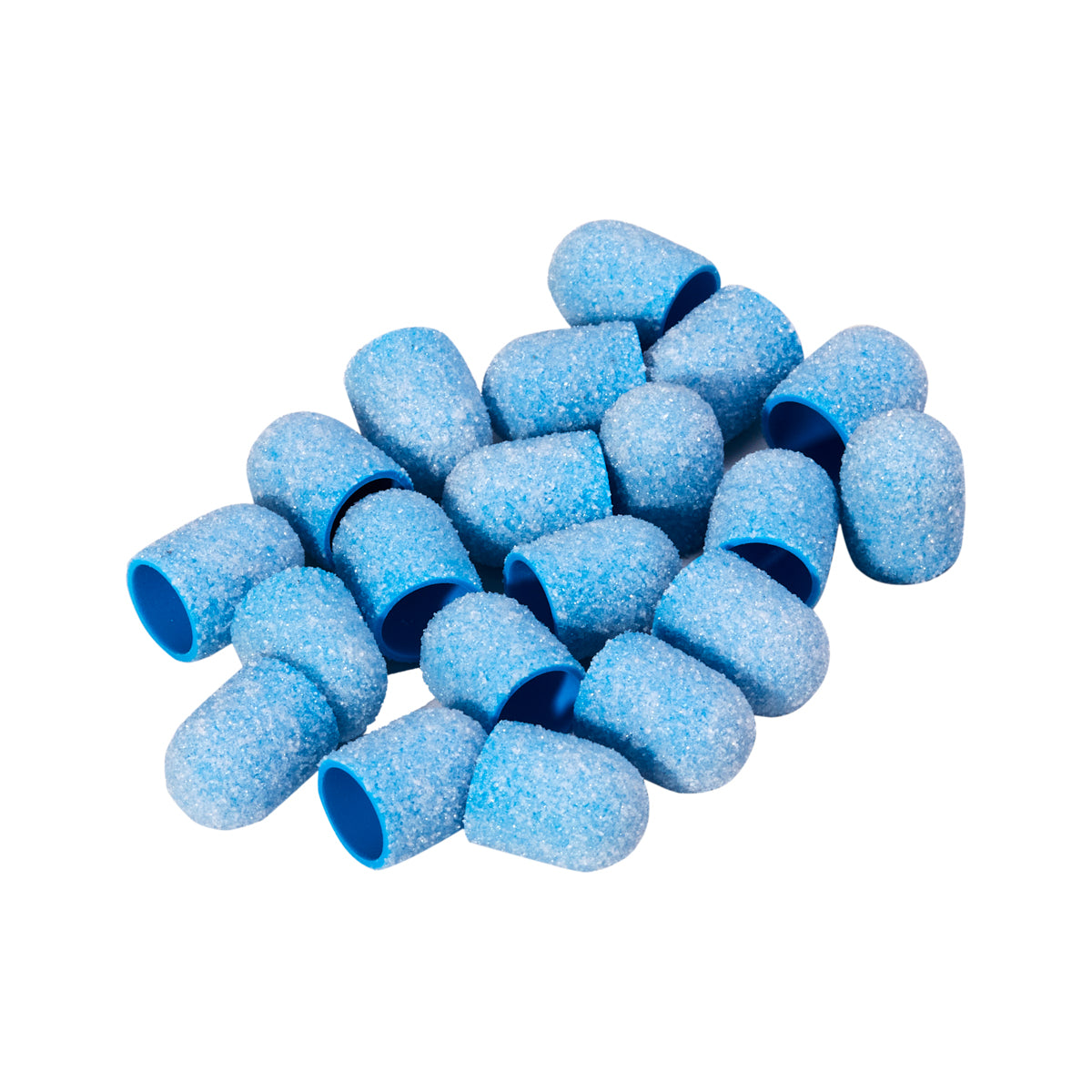 Exo blue med abrasive cap 10mm / 60 20pcs Hard Cap