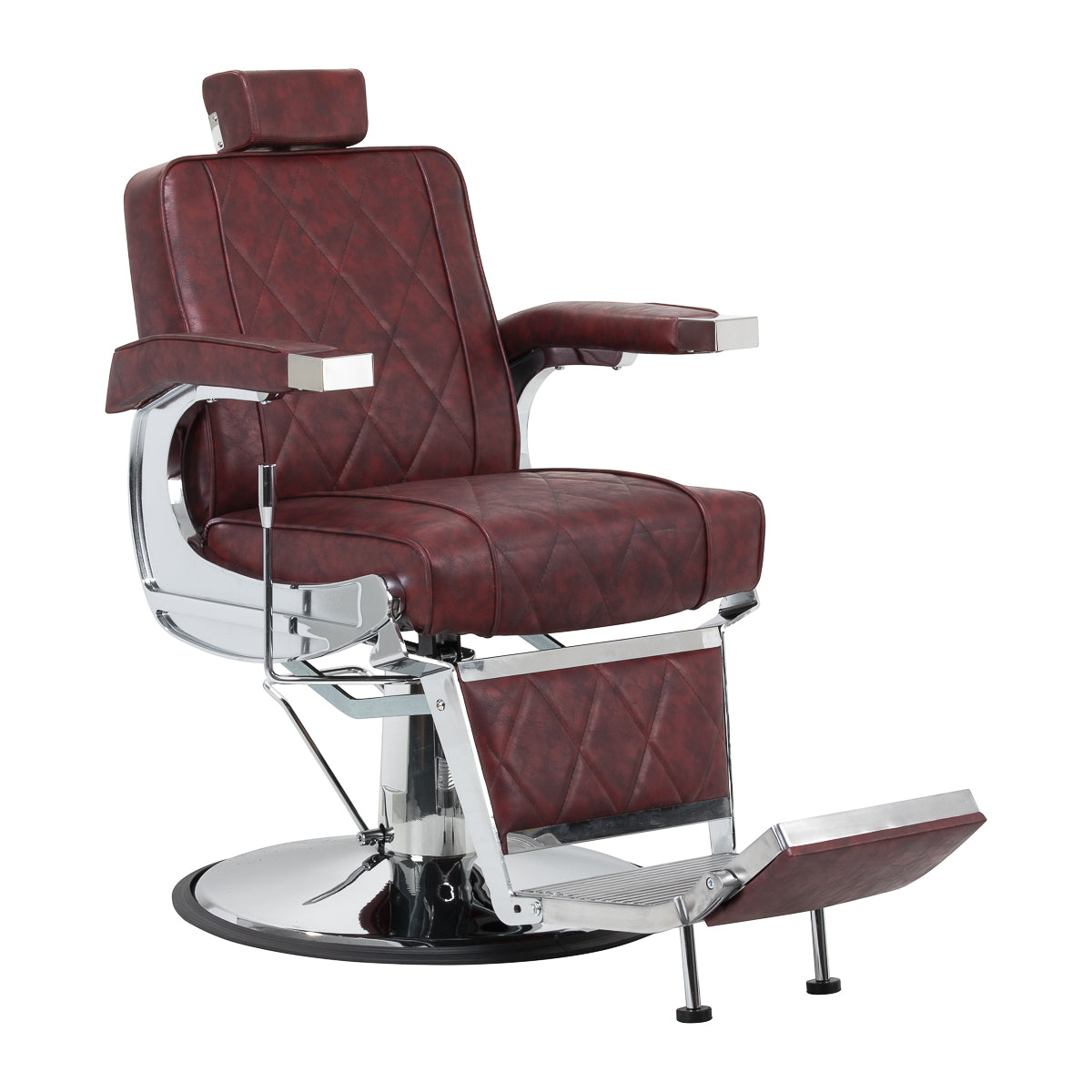 Hair System barber chair BM88066 burgundy