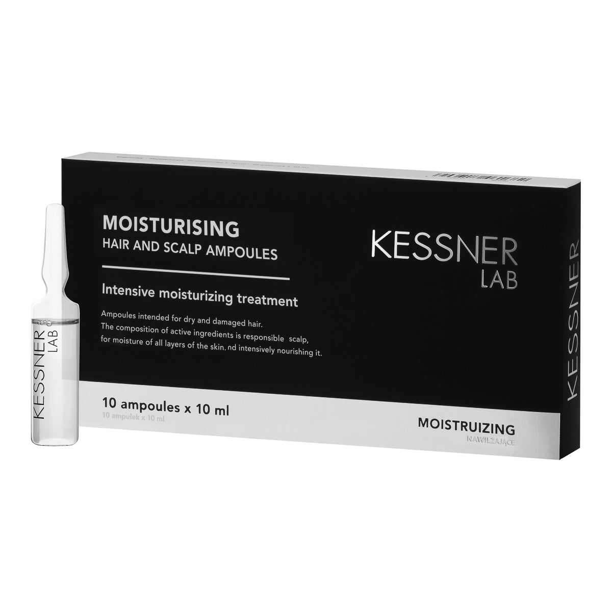 KESSNER LAB Moisturising Ampullen für Kopfhaut und Haare 10 x 10 ml