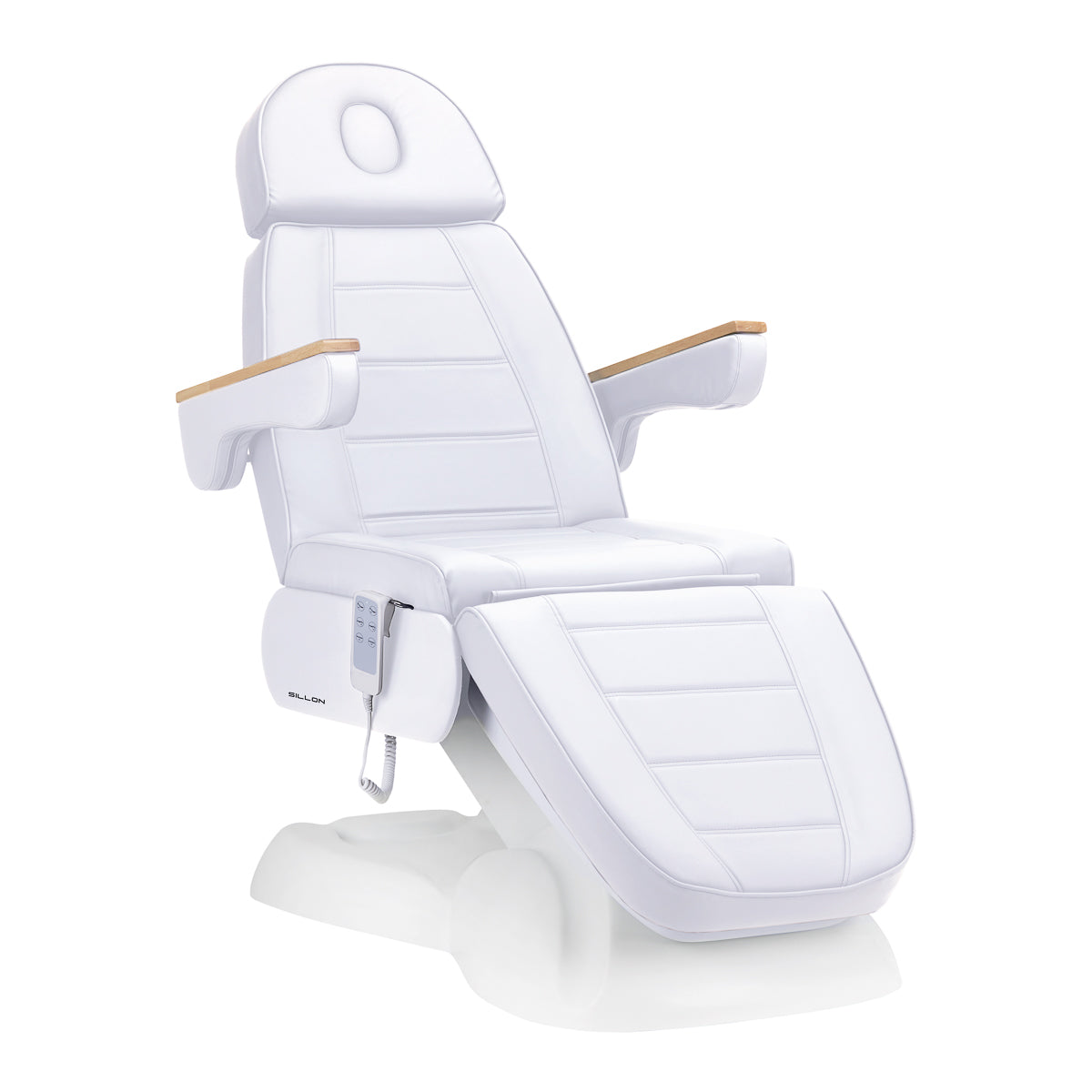 Electric cosmetic chair SILLON Lux 273b 3 motors cold white