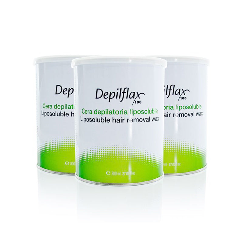 Depilflax 100 depilatory wax can natural 800 ml