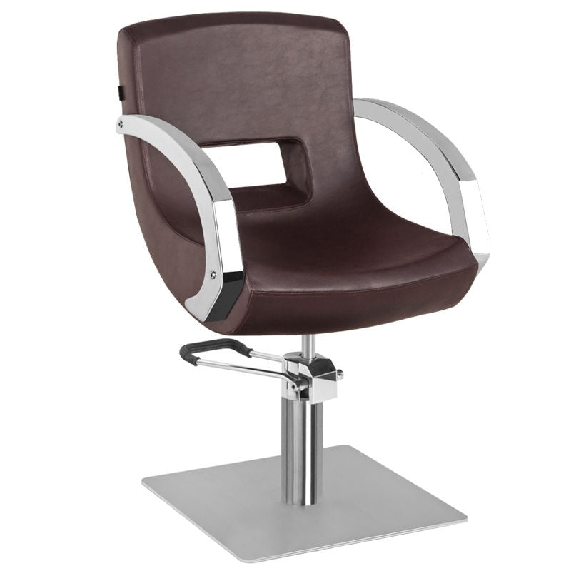 Gabbiano hairdressing chair q-3111 brown