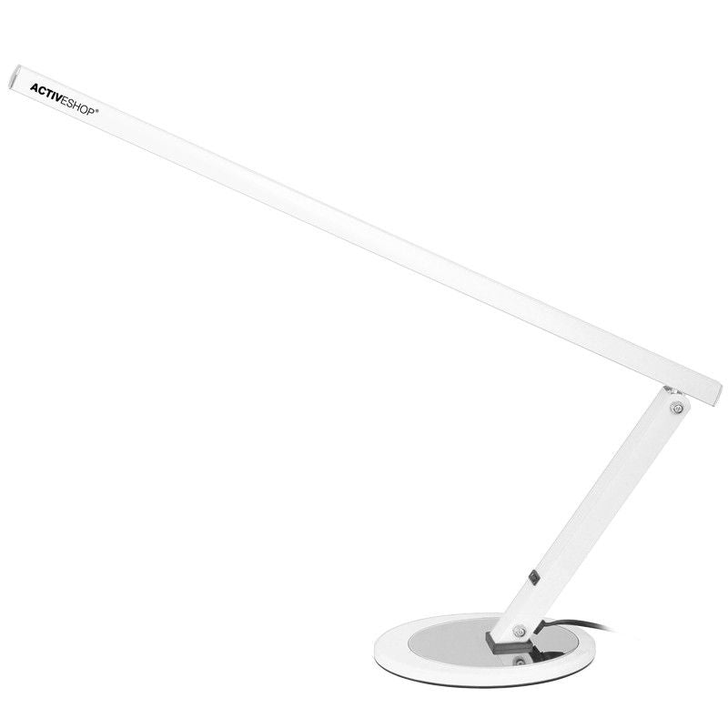 Lampe de bureau LED blanche mince