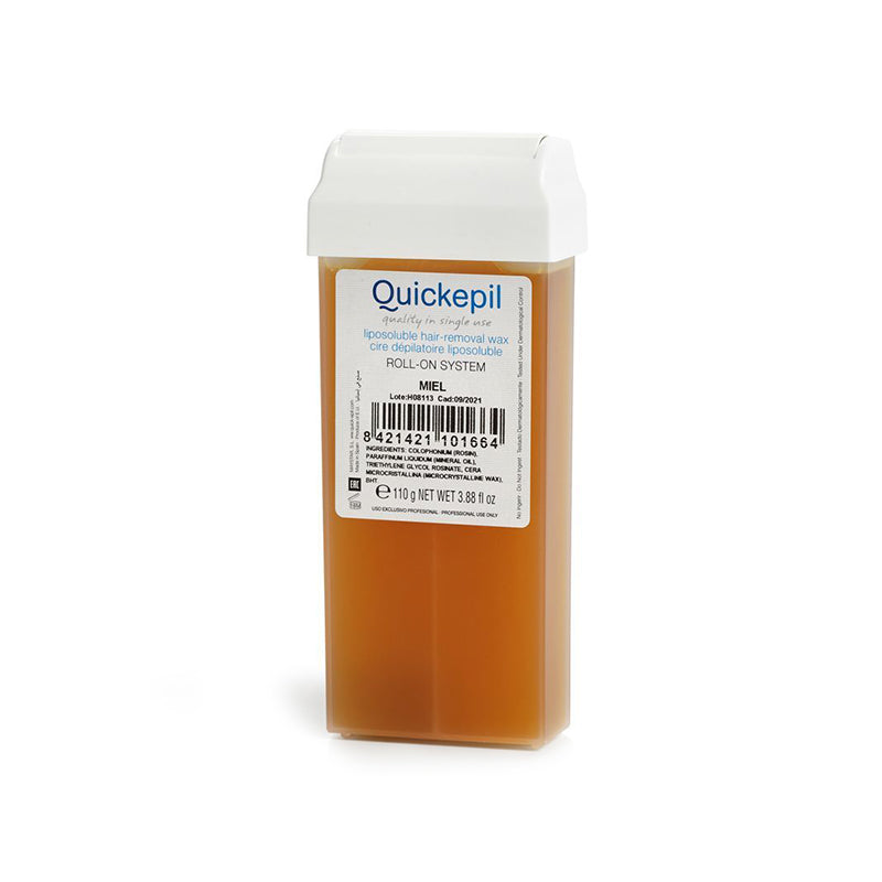 Rouleau de cire dépilatoire Quickepil mel naturel 110g