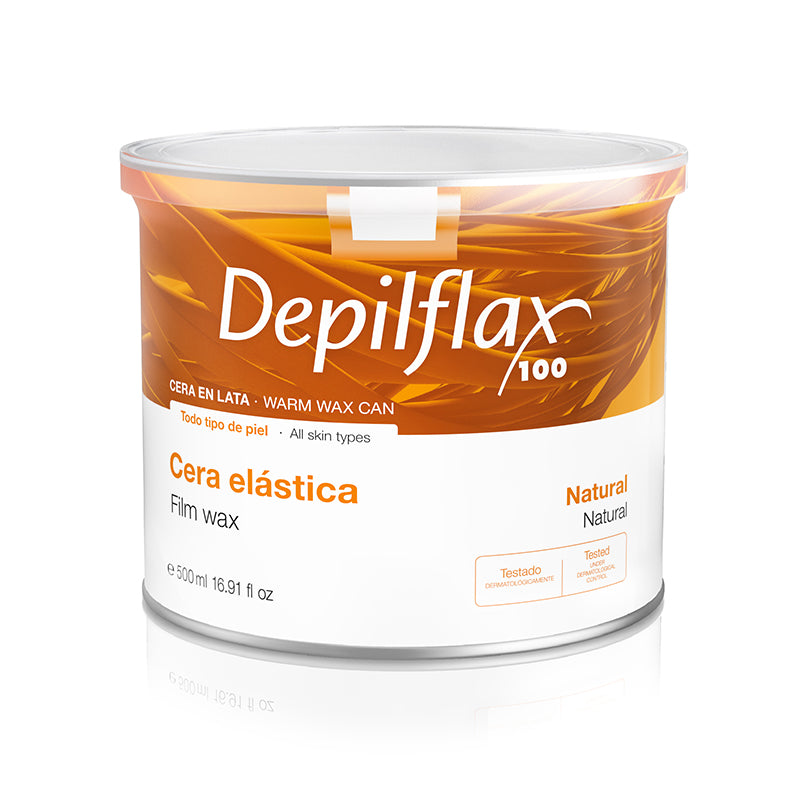 Depilflax 100 flexible depilatory wax can 500ml natural