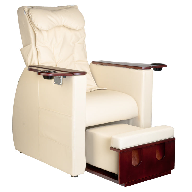 Chaise spa pour pédicure avec massage du dos azzurro 101 beige