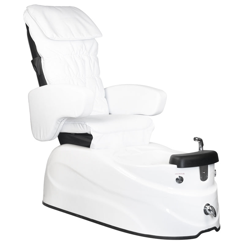 Fauteuil de pédicure Spa as-122 blanc avec fonction massage