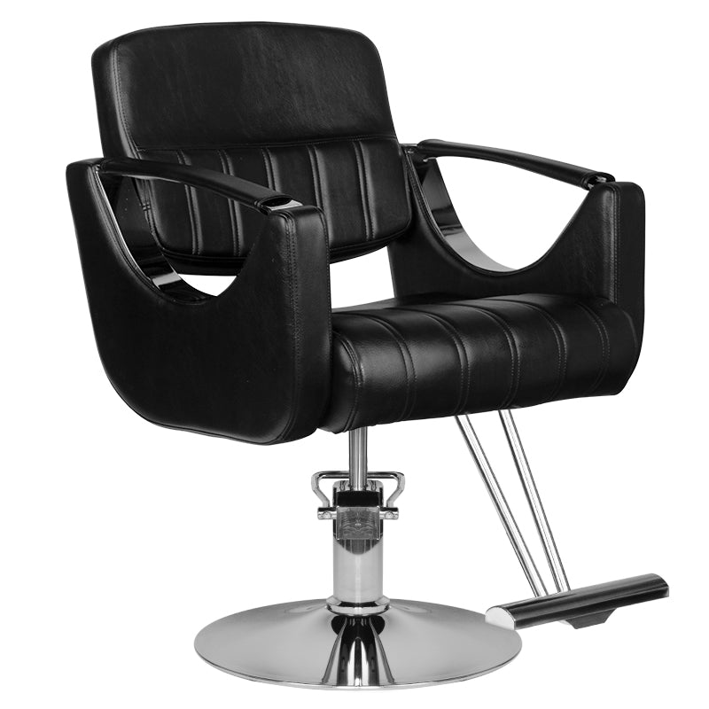 Système capillaire chaise de barbier hs52 noir