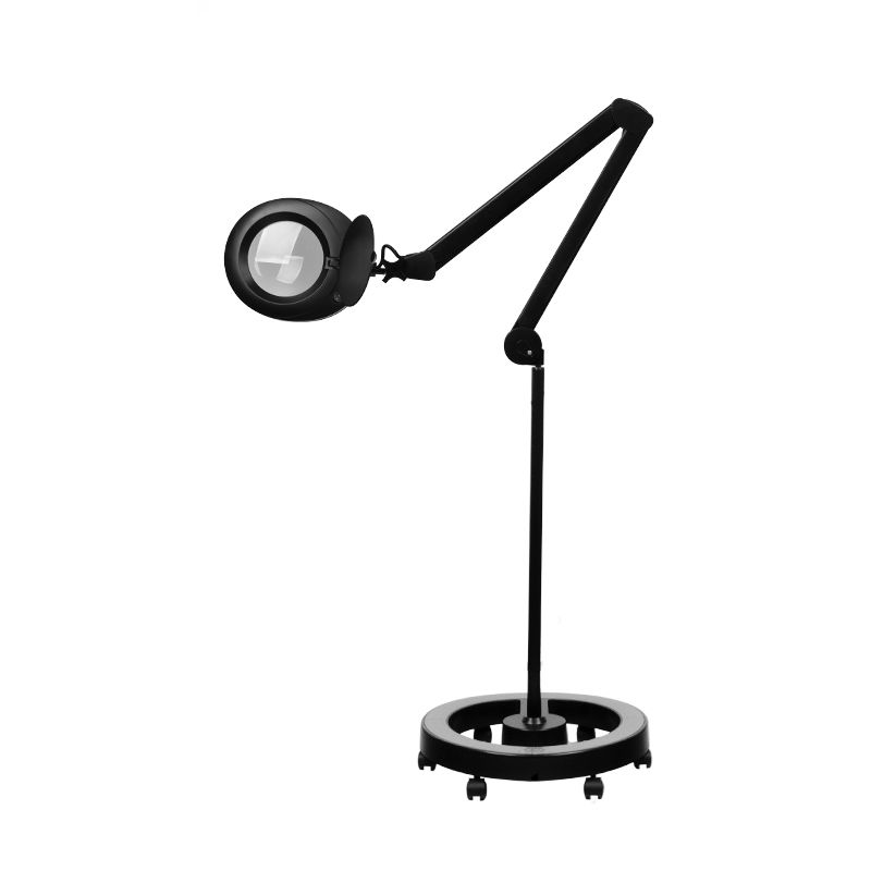 Lampe loupe Elegante 6025 60 LED SMD 5D noire avec trépied