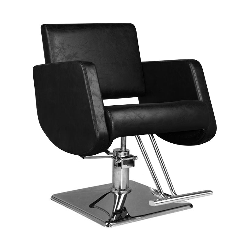 Système de cheveux noir chaise de coiffure sm376