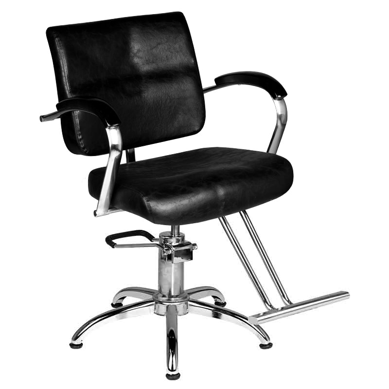 Système capillaire chaise de coiffure sm361 noir