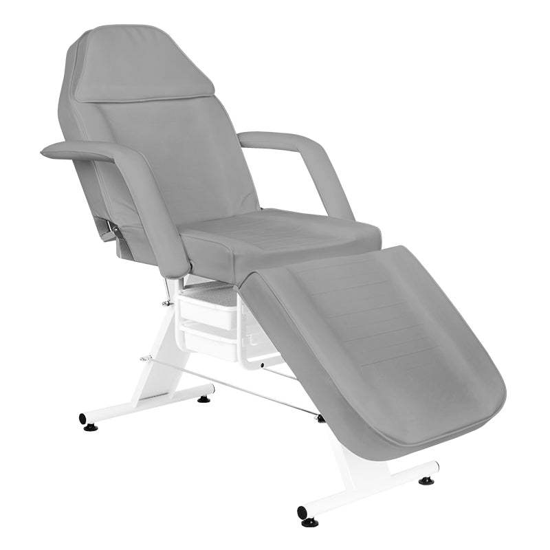 Chaise cosmétique A 202 grise avec bacs à litière