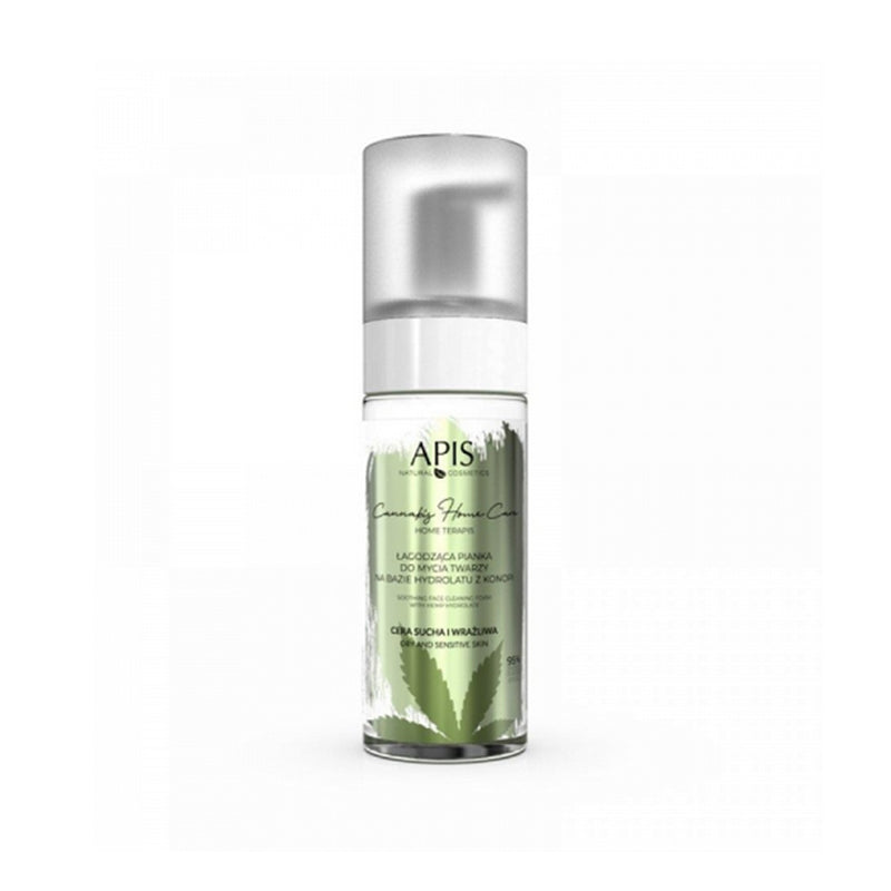 Apis soothing mousse nettoyante pour le visage based on hemp hydrolate 150 ml