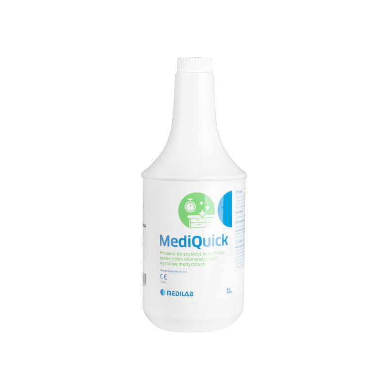 Liquide désinfectant de surface Mediquick 1l avec pulvérisateur