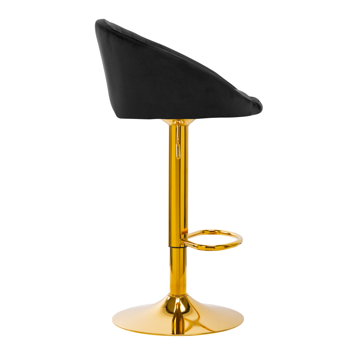Bar stool QS-B16G velours noir
