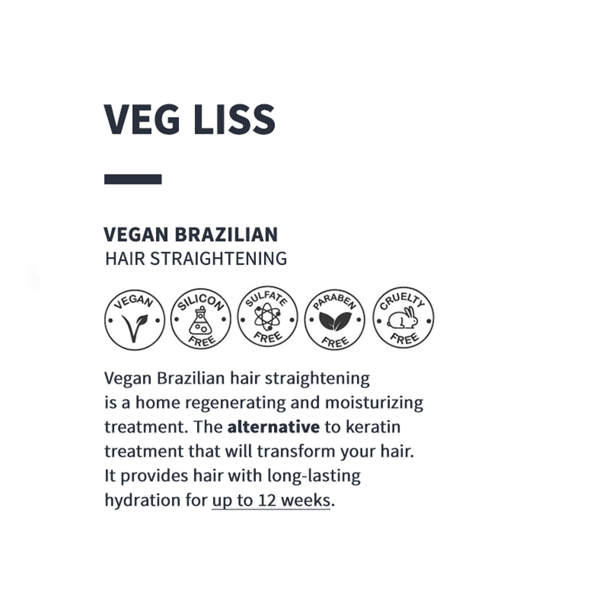 ALTERLOOK VEG LISS lissage brésilien vegan professionnel 120 ml + 30 ml
