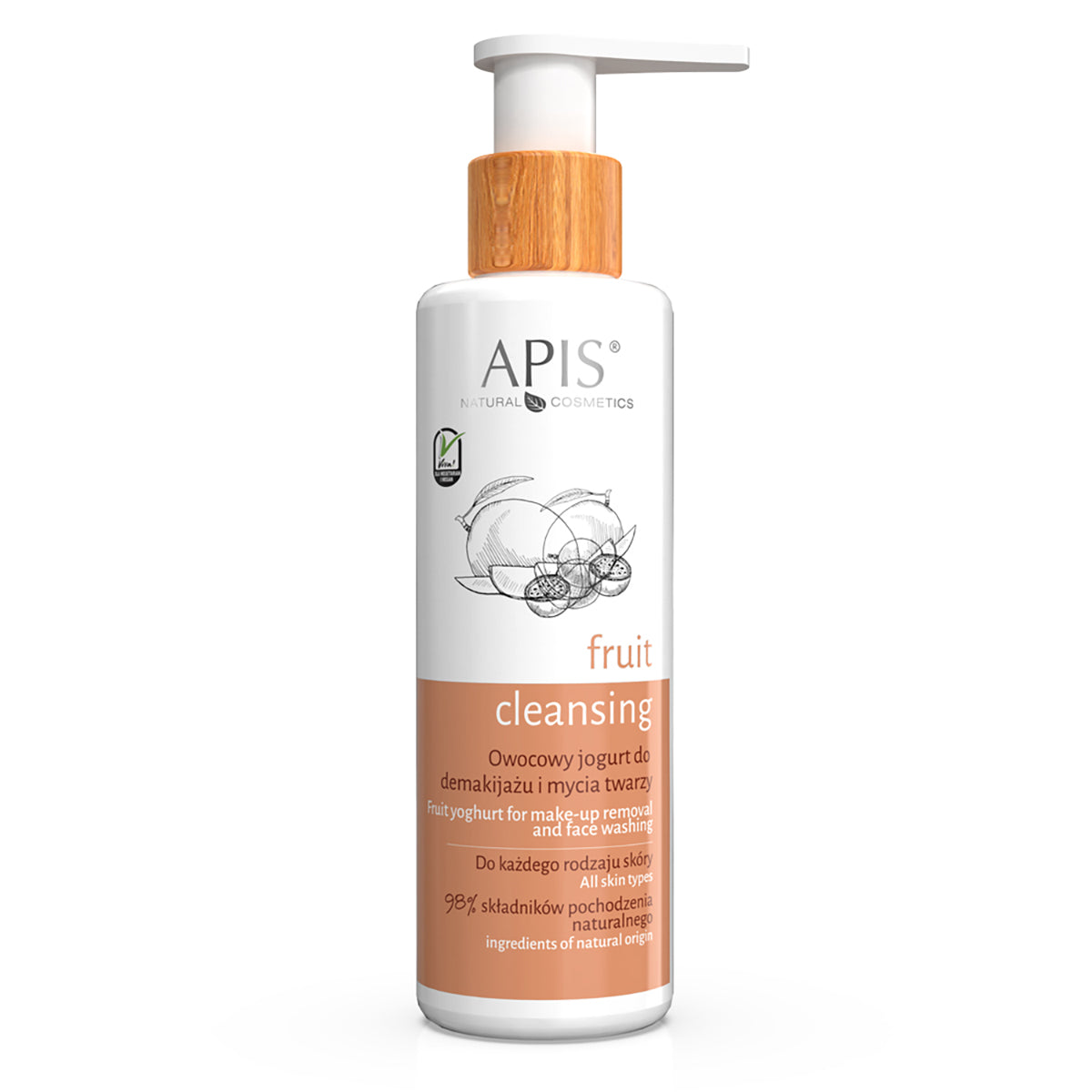 Apis fruit yoghurt for removing make-up and washing the face 150 ml