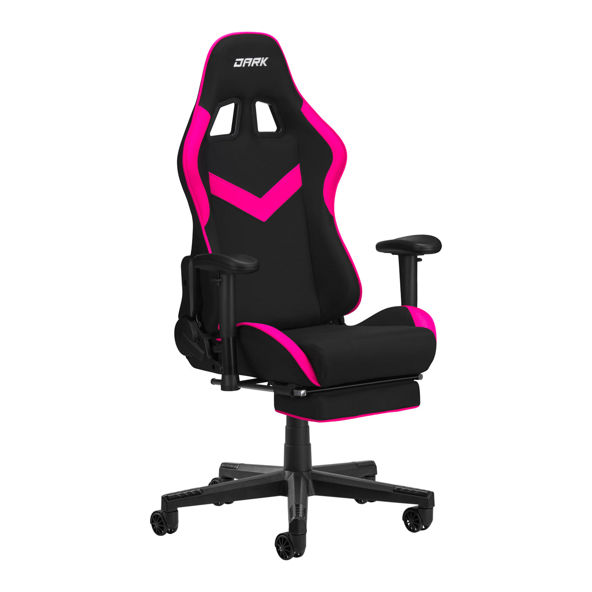 Chaise de gaming Matière DARK - noir rose