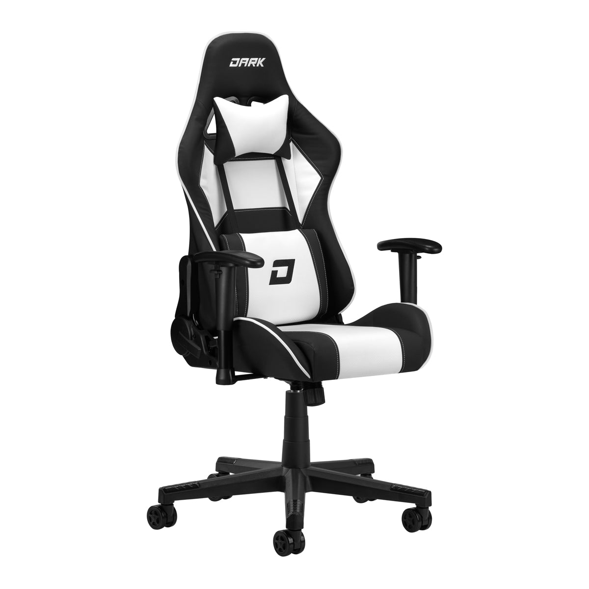 DARK Black / White gaming chair