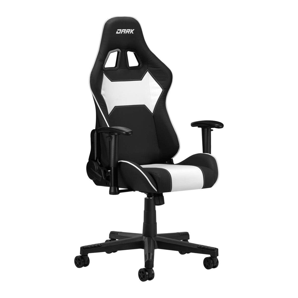 DARK Black / White gaming chair