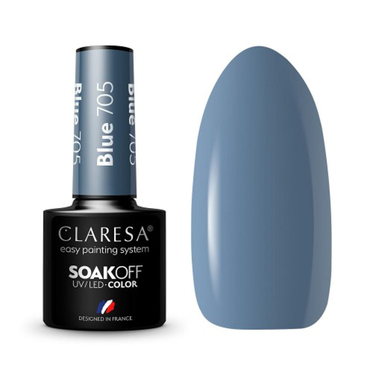 CLARESA Hybrid polish BLUE 705 -5g