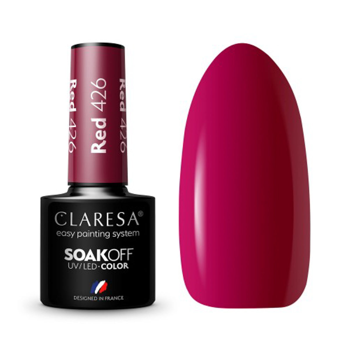 CLARESA Hybrid nail polish RED 426 -5g