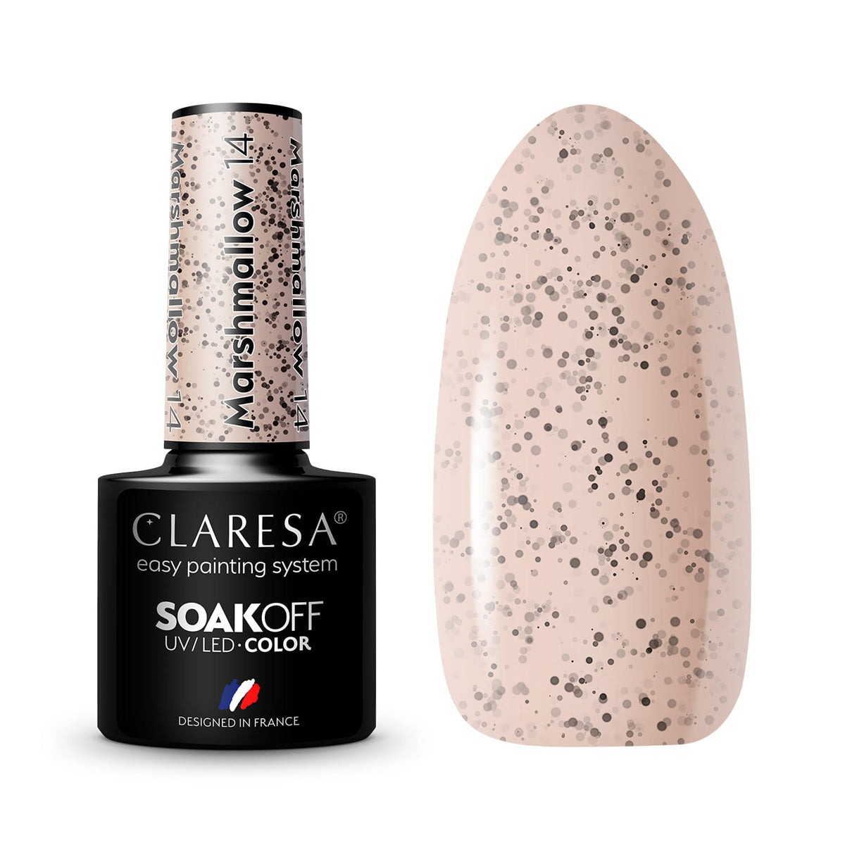 CLARESA vernis hybride MARSHMALLOW 14 5g